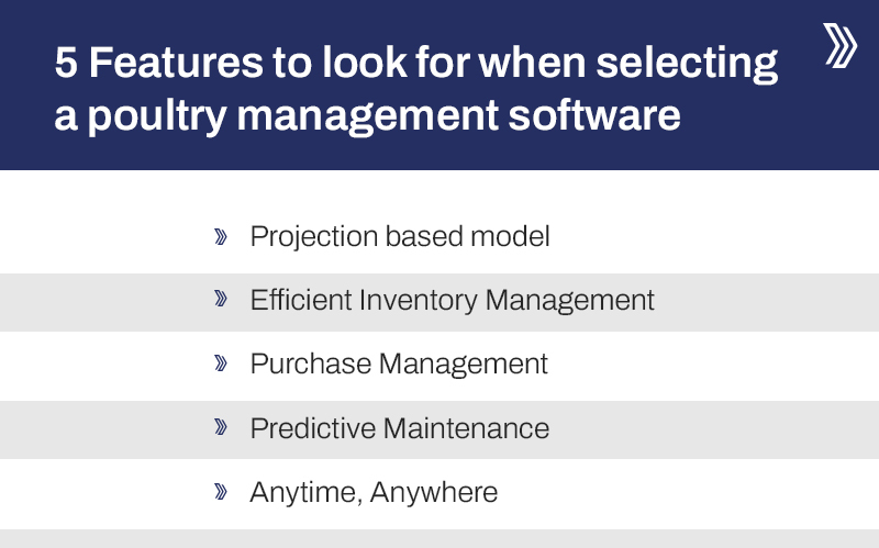 Poultry management software features - Livine